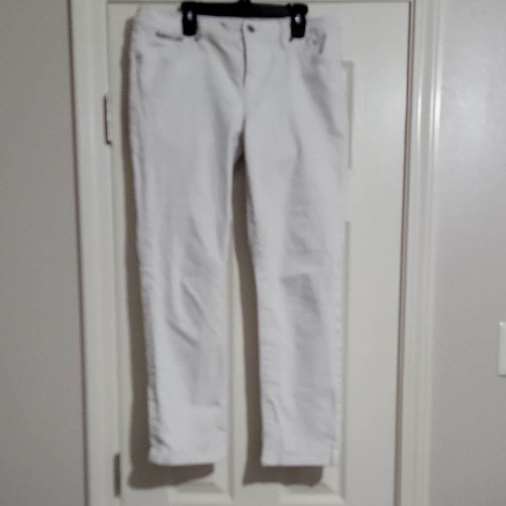 Lauren Ralph Lauren White Straight Leg Jeans Spring Essential